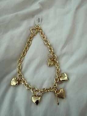 Kendra Scott Gold Heart Charm Necklace